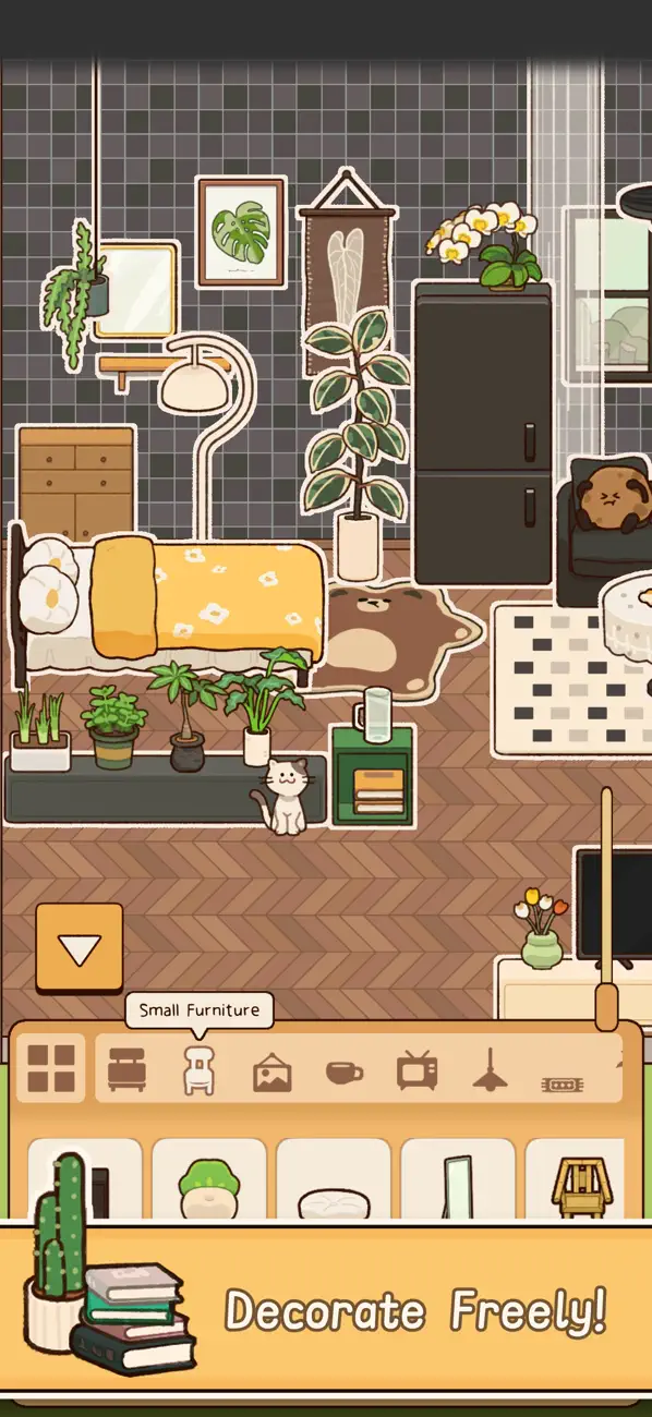 Organic Veggie decoration mode screenshot from the App Store listing