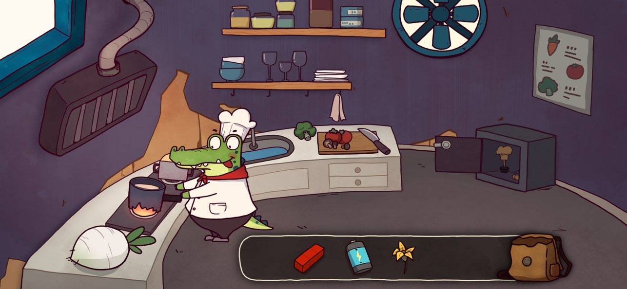 TreeHole Adventure interior puzzle scene