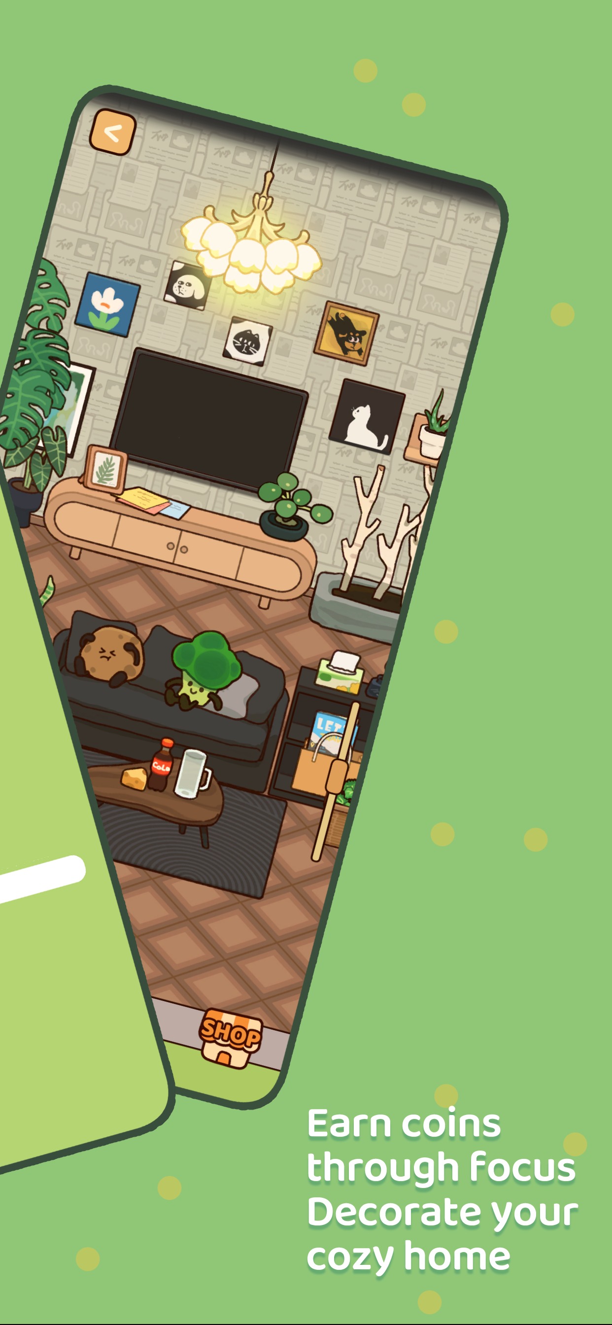 Cozy home decoration room