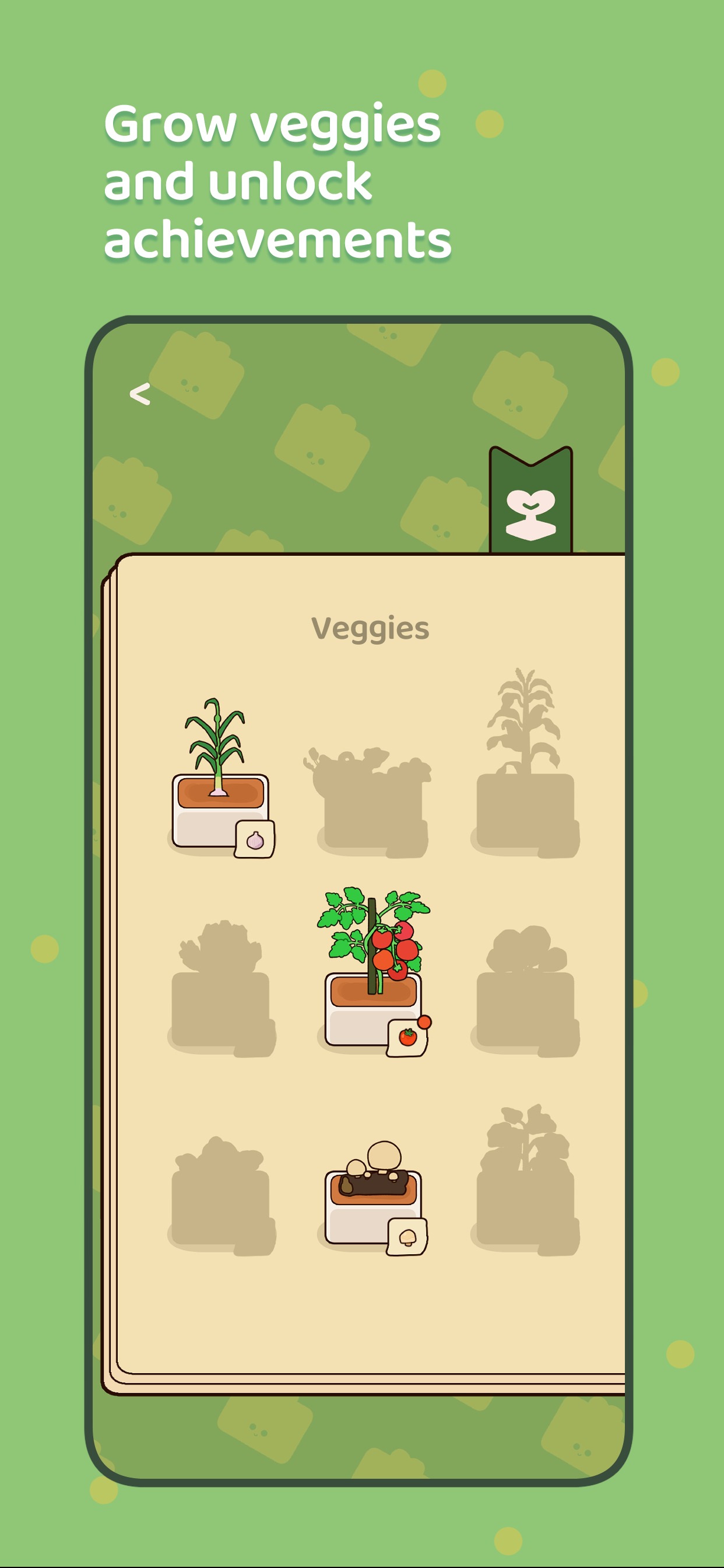 Veggie collection & achievements